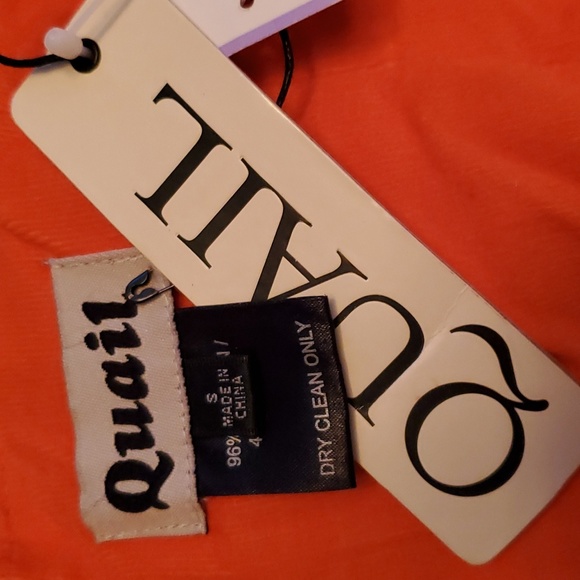 Designer Quail Strapless Dress Size S (Fits XS) - Cotton Lycra - Picture 7 of 9